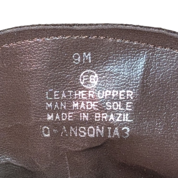 Vintage NINE WEST Brown Leather Lace Up Ankle Bootie Shoes | Size 9 - Picture 8 of 8